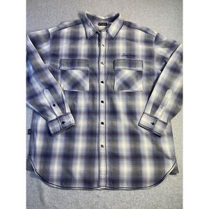 Sean John men Long Sleeve Button‎ Down Striped Shirt Size L